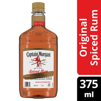 Captain Morgan Rum Spiced Original 70 Proof - 375 Ml