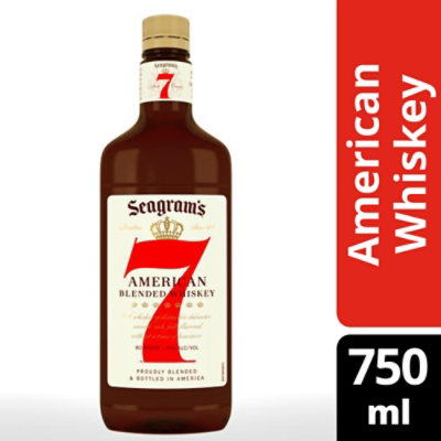 Seagram's 7 Crown American Blended Whiskey PET Bottle - 750 Ml - Image 1