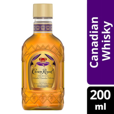 Crown Royal Blended Canadian Whisky 80 Proof - 200 Ml - carrsqc