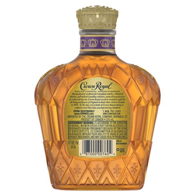 Crown Royal Fine Deluxe Blended Canadian Whisky - 375 Ml - Image 2