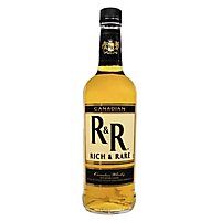 Rich And Rare Canadian Whisky 80 Proof - 750 Ml - Image 2