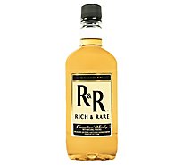 Rich And Rare Canadian Whisky 80 Proof Plastic Bottle - 750 Ml