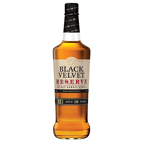 Black Velvet Reserve Canadian Whisky Bottle 80 Proof - 750 Ml