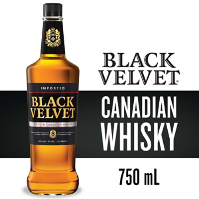 Black Velvet Canadian Whisky Plastic Bottle 80 Proof - 750 Ml - Image 1