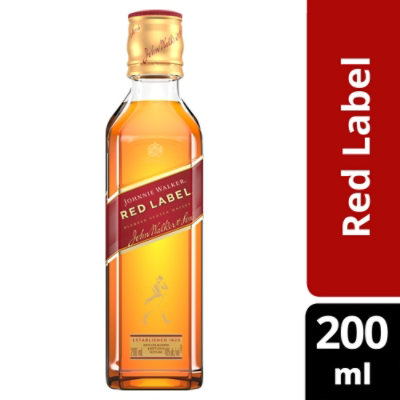 Johnnie Walker Blended Malt Scotch Whisky Red Label - 50 Ml - carrsqc