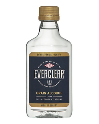 Everclear Grain Alcohol 151 Proof 200 Ml Kings Food Markets