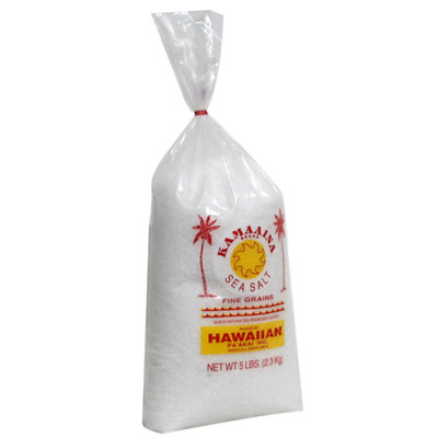 Kamaaina Sea Salt Fine Grains - 5 Lb