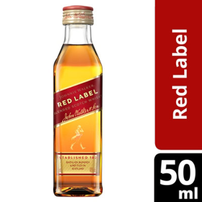 Johnnie Walker Blended Malt Scotch Whisky Red Label - 50 Ml - Image 1