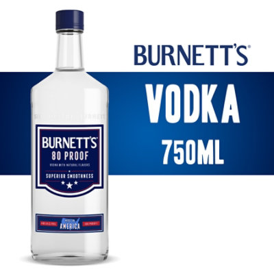 Burnetts Vodka 80 Proof Traveler - 750 Ml - Image 1
