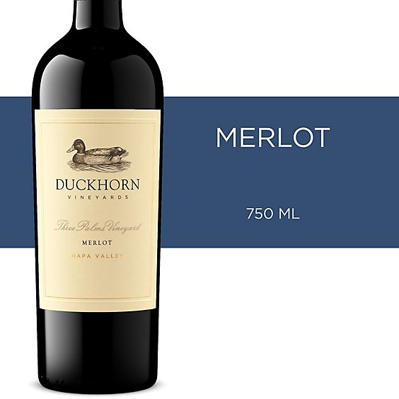 Duckhorn Vineyards Napa Valley Merlot Three Palms Vineyard Red Wine - 750 Ml