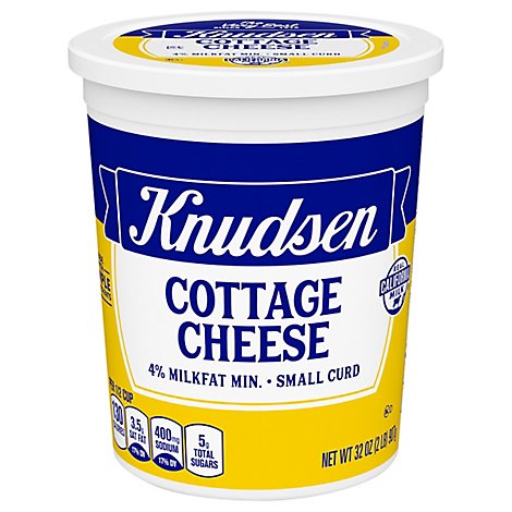 Knudsen Cottage Cheese Small Curd 4% Milk Fat - 32 Oz