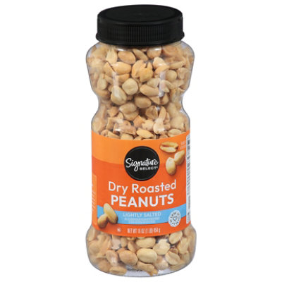 Signature SELECT Dry Roasted Lightly Salted Peanuts - 16 Oz - Image 3