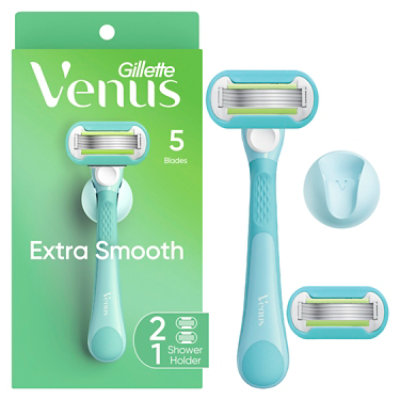 Gillette Venus Womens Razor Extra Smooth + 2 Blade Refills - Each - Image 1