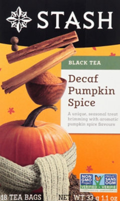 Stash Decaf Tea Pumpkin Spice - 18 Count - Image 1