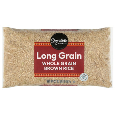 Signature SELECT Whole Grain Long Grain Brown Rice - 32 Oz