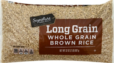 Signature SELECT Whole Grain Long Grain Brown Rice - 32 Oz - Image 2