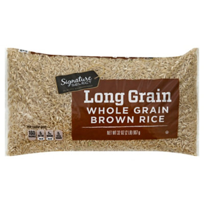 Signature SELECT Whole Grain Long Grain Brown Rice - 32 Oz - Image 1