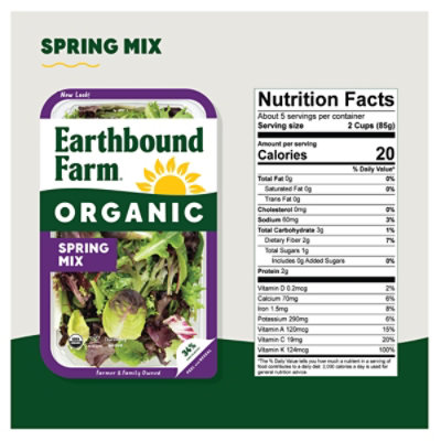 Earthbound Farm Organic Spring Mix Tray - 16 Oz - Image 4