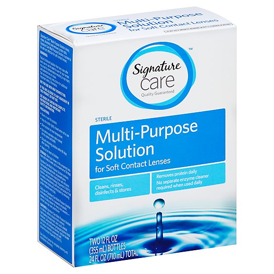 Signature Care Multi Purpose Solution Soft Contact Lenses Sterile - 2-12 Fl. Oz.