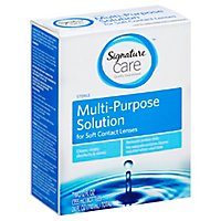 Signature Care Multi Purpose Solution Soft Contact Lenses Sterile - 2-12 Fl. Oz. - Image 1