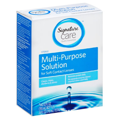 Signature Select/Care Multi Purpose Solution Soft Contact Lenses Sterile - 2-12 Fl. Oz. - Image 1