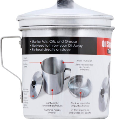 Bene Casa Aluminum Oil Strainer 32 Ounce - Each - Image 4