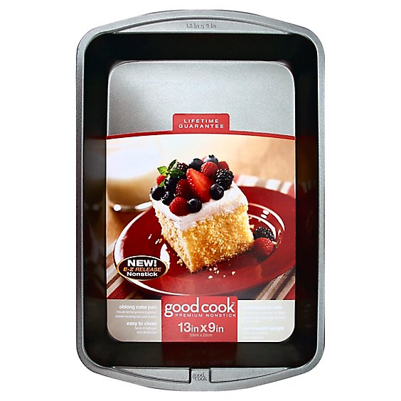 Good Cook Cake Pan Oblong 13in x 9in - Each