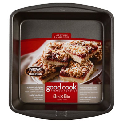 Goodcook 8 In. x 8 In. Square Non-Stick Cake Pan - Foley Hardware