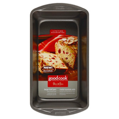 Bradshaw 04026 Good Cook Non-Stick Loaf Pan 9 Inch By 5 Inch: Loaf Pans  (076753040266-1)