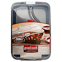 Good Cook Bake N Take Cake Pan Covered 13in x 9in - Each - Image 1