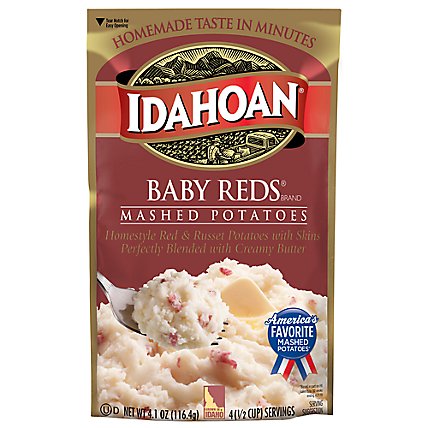 Idahoan Baby Reds Mashed Potatoes Pouch - 4.1 Oz - Image 1