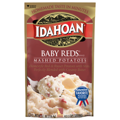 Idahoan Baby Reds Mashed Potatoes Pouch - 4.1 Oz