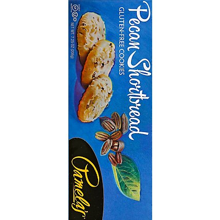 Pamelas Cookies Gluten-Free Pecan Shortbread - 7.25 Oz - Image 3