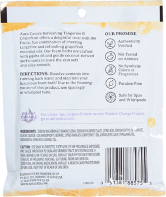 Aura Cacia Foam Bubble Bath Tangerine Grapefruit - 2.5 Oz - Image 5