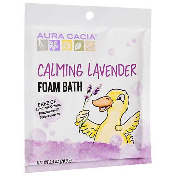 Aura Cacia Calming Foam Bath - 2.5 Oz