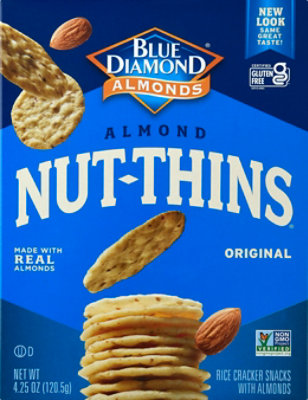 Blue Diamond Nut Thins Cracker Snacks Almond Nut & Rice Wheat & Gluten Free - 4.25 Oz - Image 2