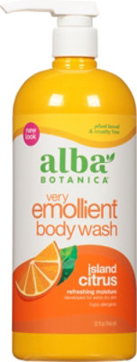 Alba Botanica Island Citrus Liquid Bath & Shower Gel - 32 Fl. Oz. - Image 2