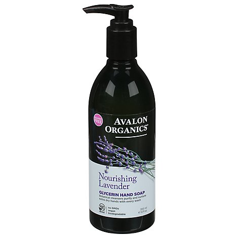 Avalon Organics Liquid Soap Lavender - 12 Fl. Oz.