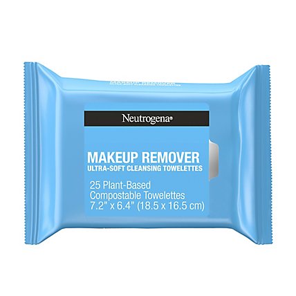 Neutrogena Makeup Remover Cleansing Towelettes Refill Pack Pre Moistened - 25 Count - Image 2