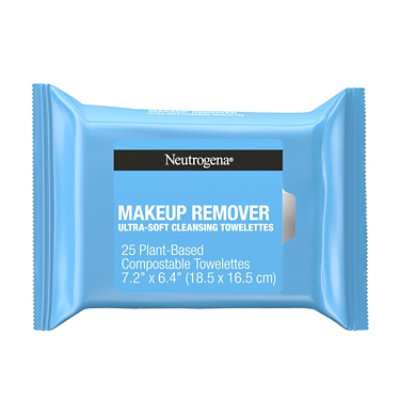 Neutrogena Makeup Remover Cleansing Towelettes Refill Pack Pre Moistened - 25 Count - Image 1