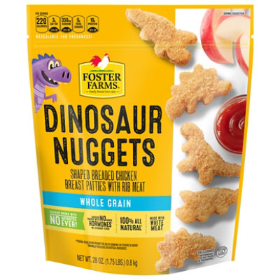 Foster Farms Chicken Nuggets Whole Grain Dinosaur Shaped 28 Oz Albertsons