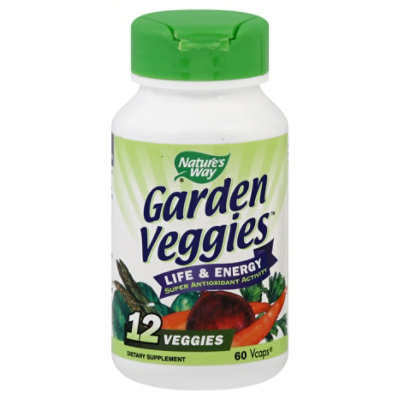 Natures Way Garden Veggie Nutrient Supplement - 60 Count - Image 1