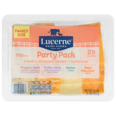 Lucerne Cheese Natural Party Pleasers Variety - 16 Oz - Image 4