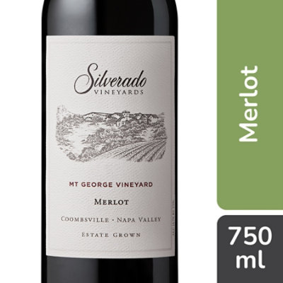 Silverado Vineyards Estate Grown Merlot California Red Wine - 750 Ml
