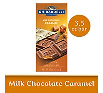 Ghirardelli Milk Chocolate Caramel Bar - 3.5 Oz