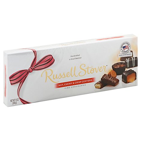 Russell Stover Assorted Nut Chewy And Crisp Candy - 12 Oz