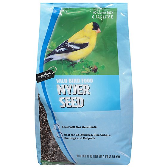 Signature Pet Care Wild Bird Food Premium Thistle Niger Seed - 4 Lb