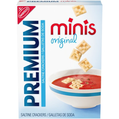 PREMIUM Original Mini Saltine Crackers - 11 Oz