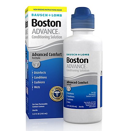 Bausch & Lomb Boston Advance Conditioning Solution Advanced Comfort Formula - 3.5 Fl. Oz. - Image 2