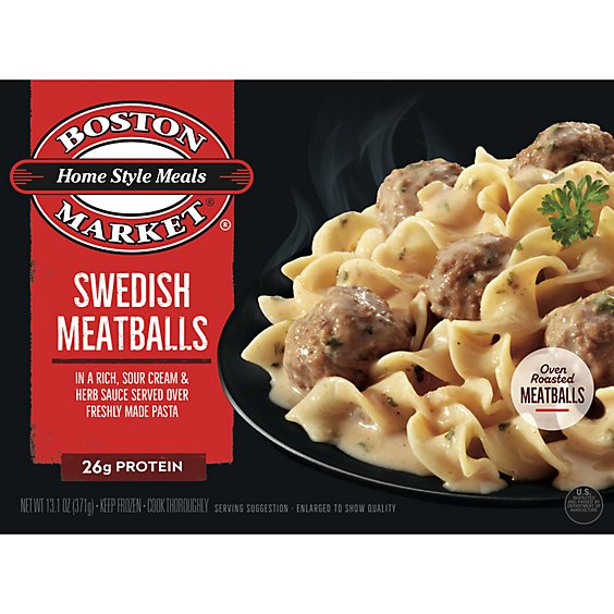 Boston Market Frozen Food Swedish Meatballs - 16 Oz